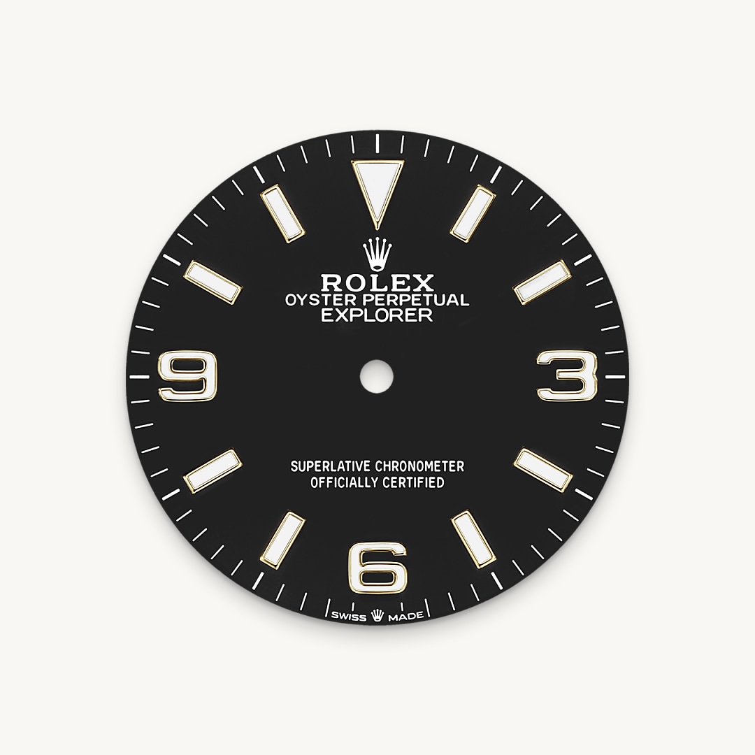 Black dial