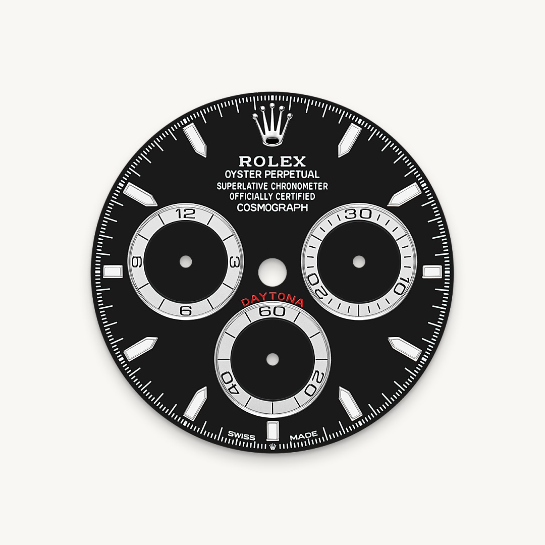 Black dial