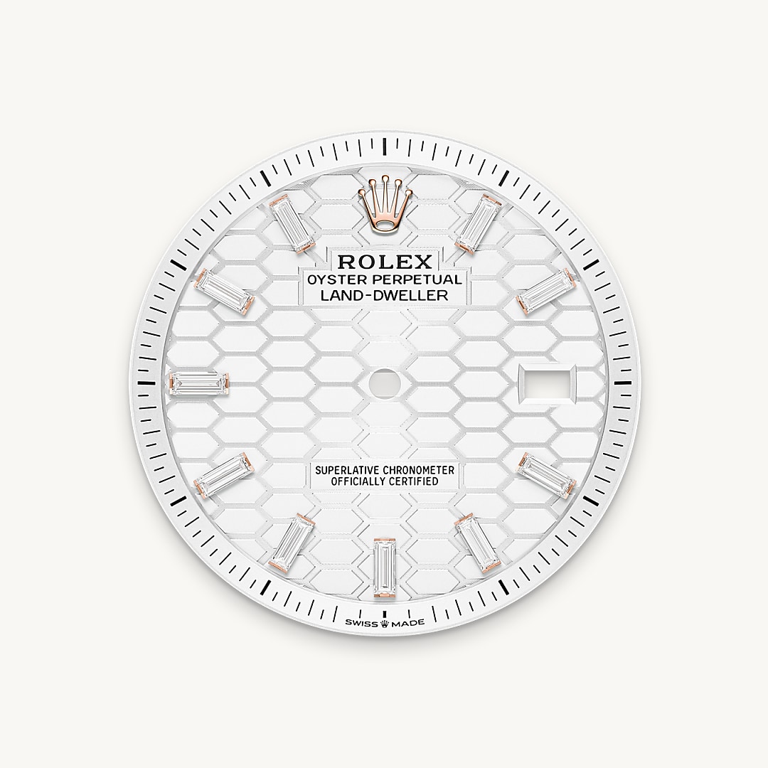 Intense white dial