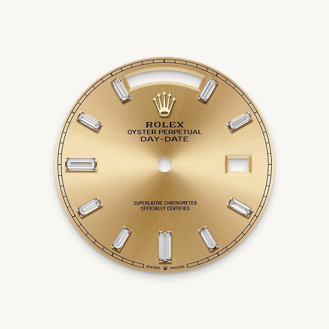 Champagne-colour dial