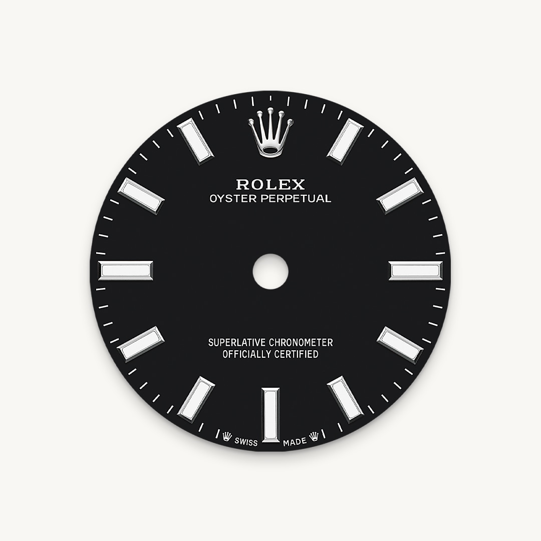 Black dial