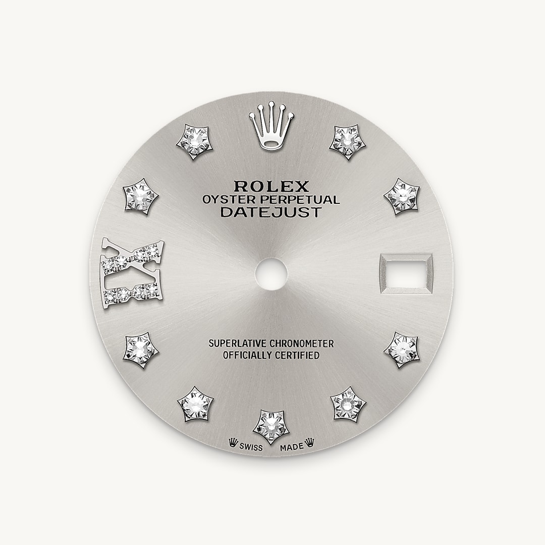 Silver dial