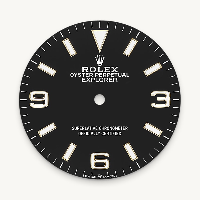 Black dial