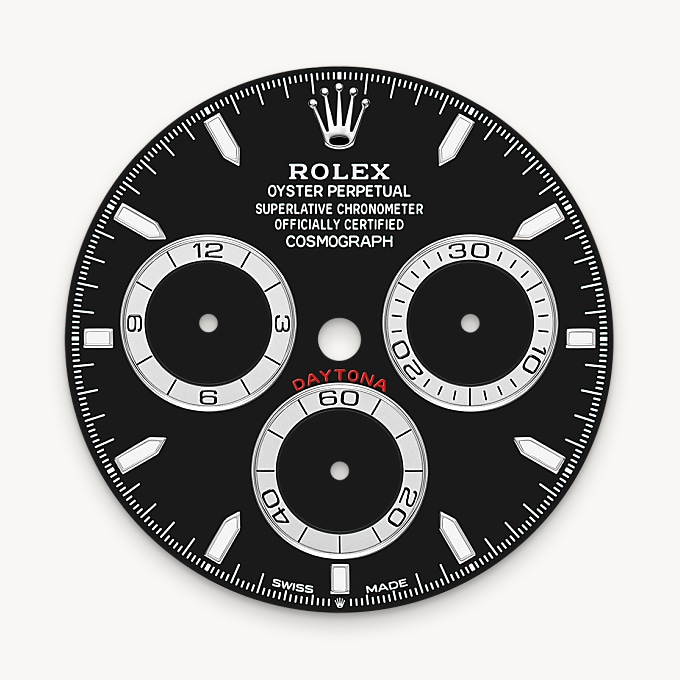 Black dial