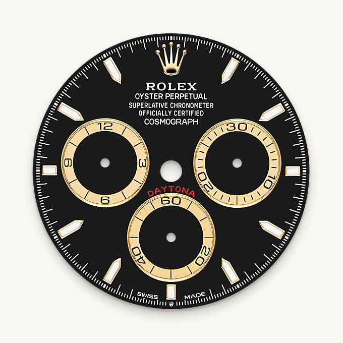Black dial