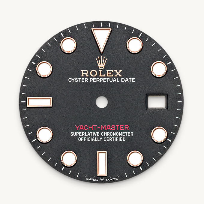 Intense black dial