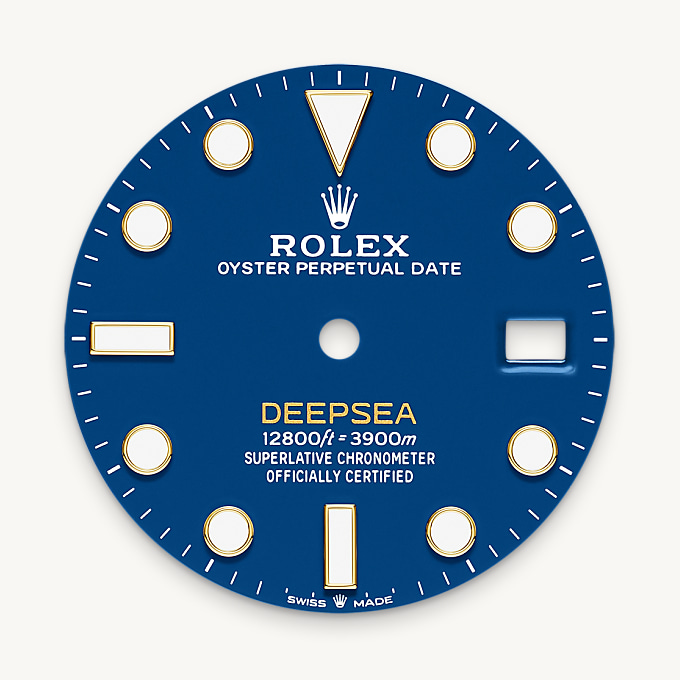 Blue dial