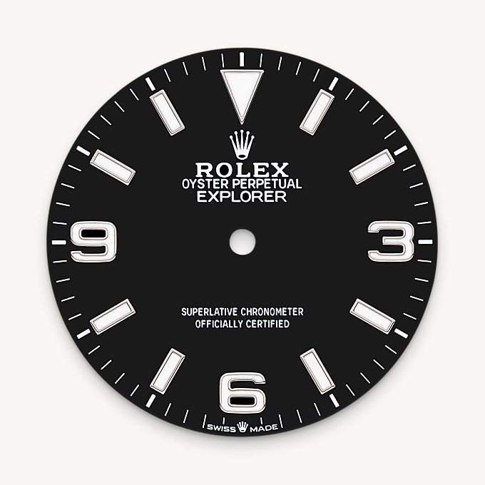 Black dial
