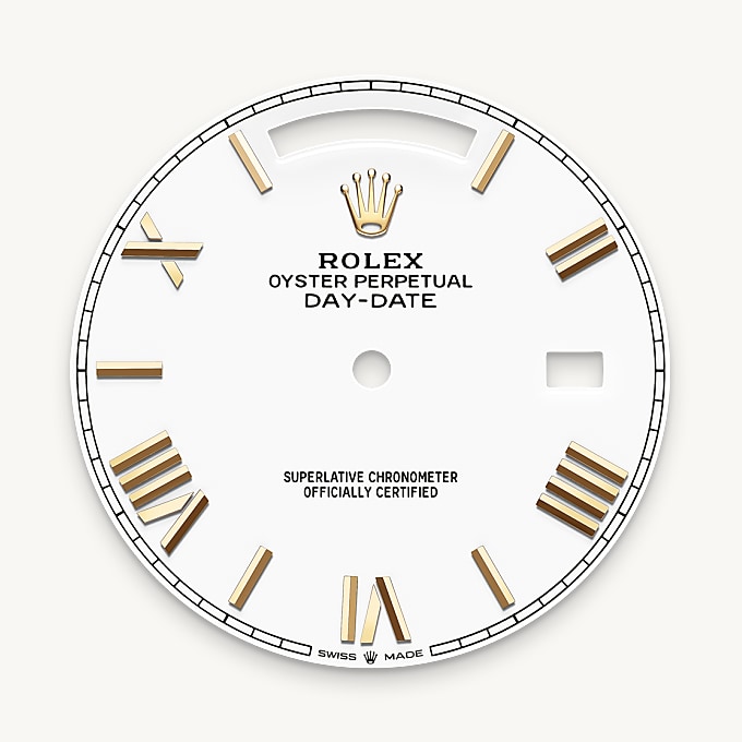 White dial