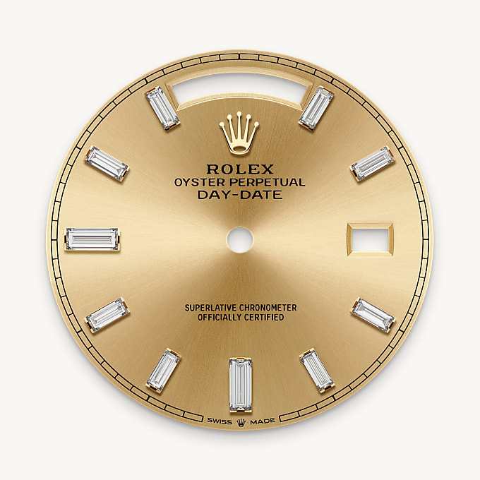 Champagne-colour dial