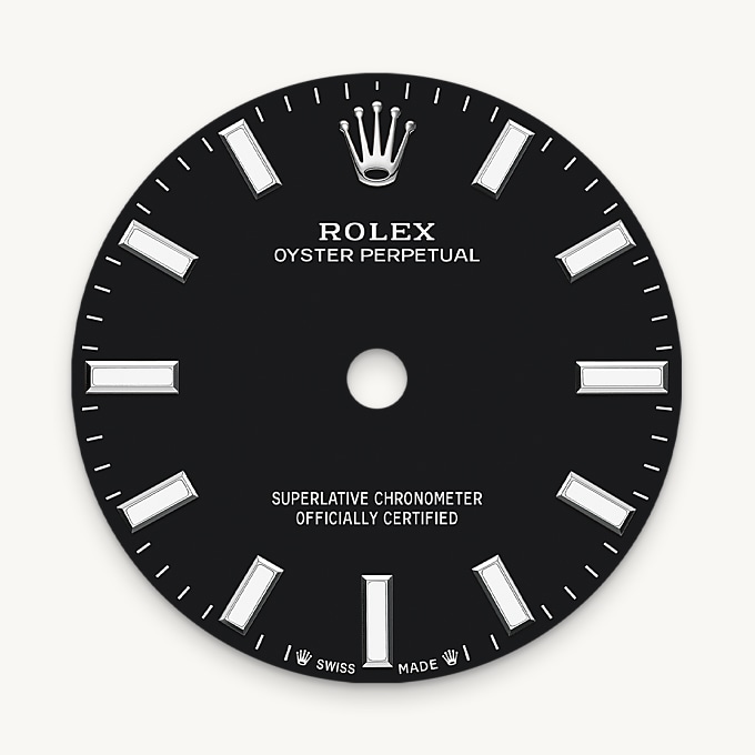 Black dial