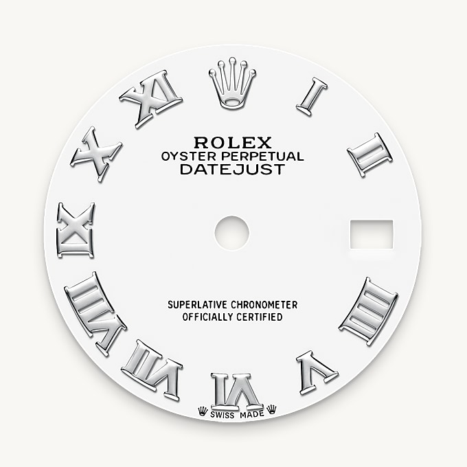 White dial