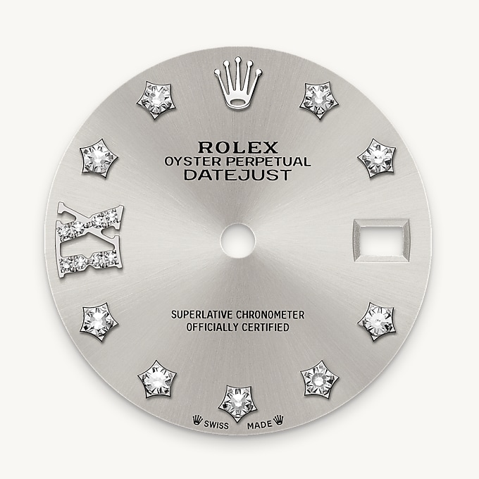 Silver dial