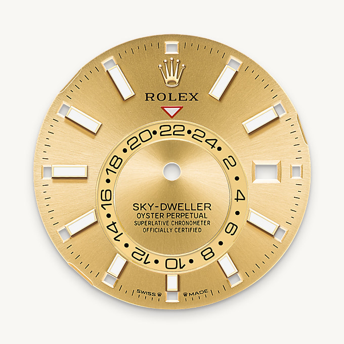 Champagne-colour dial