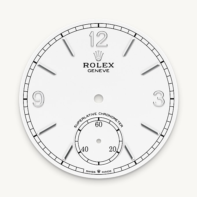 Intense white dial