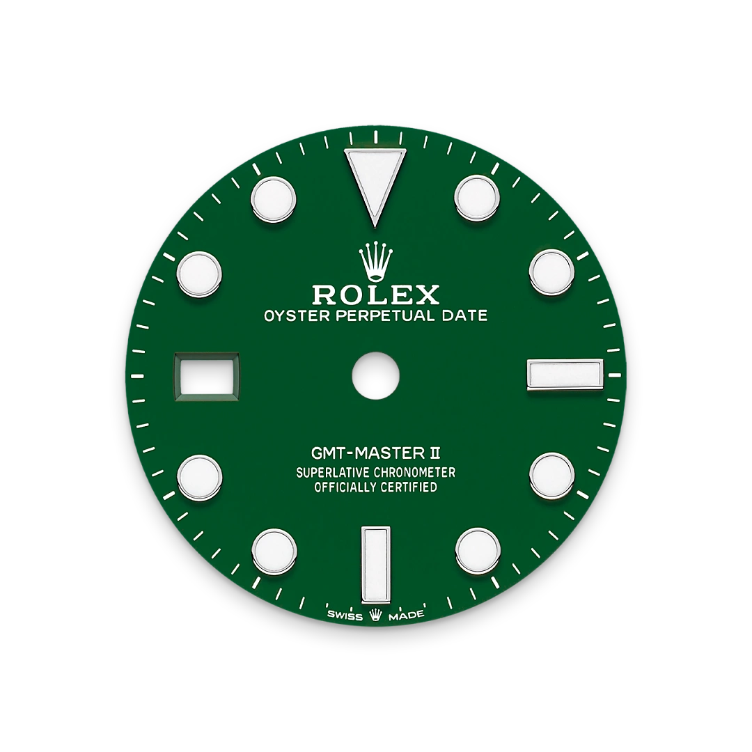 Green ceramic dial