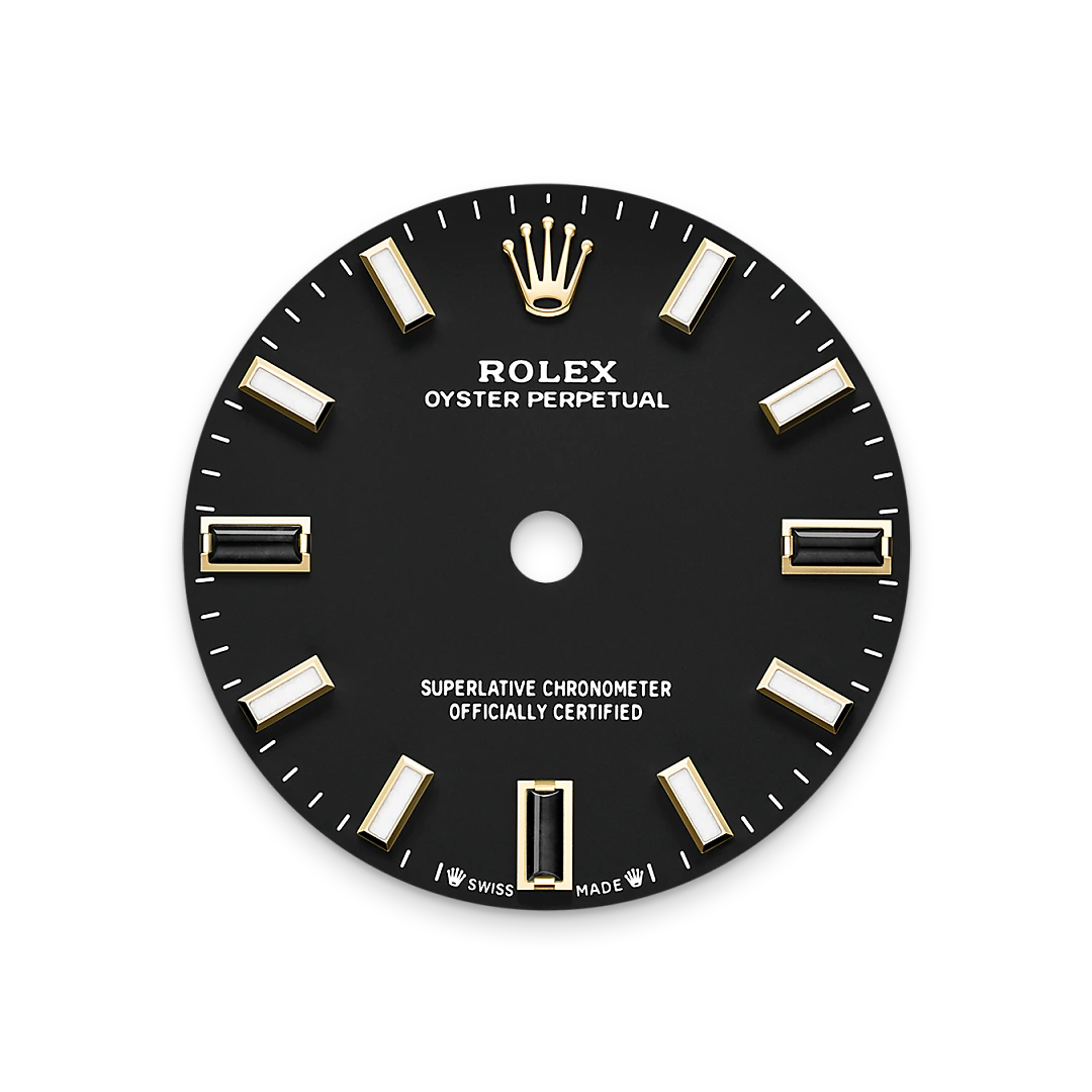 Black dial