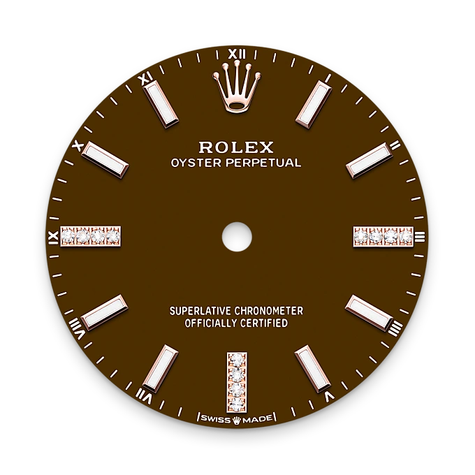Brown stone dial