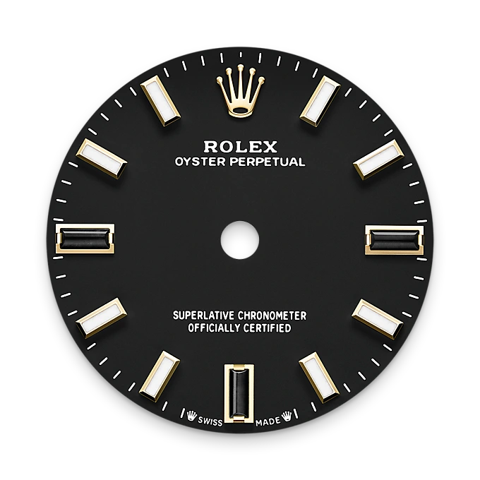 Black dial