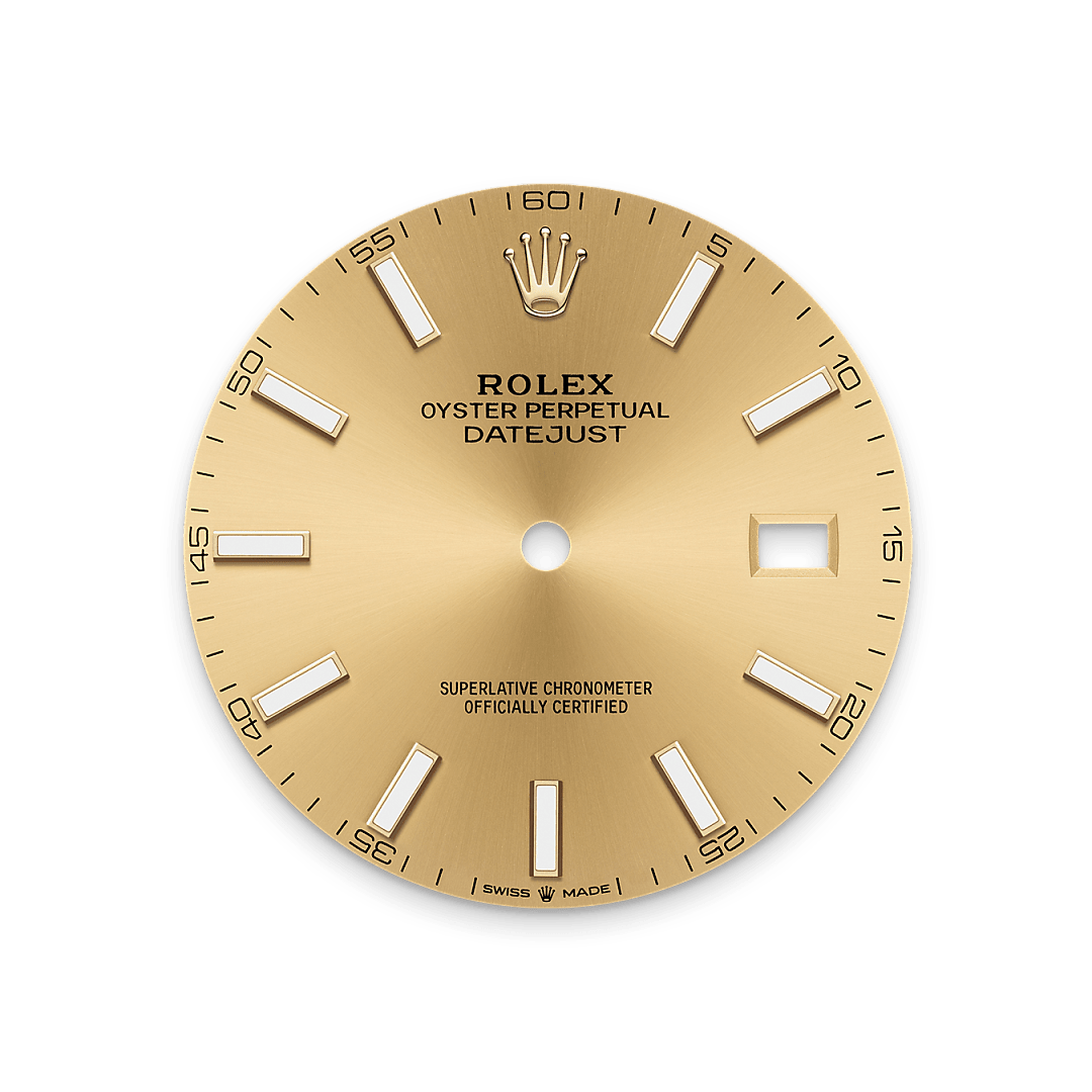 Champagne-colour dial